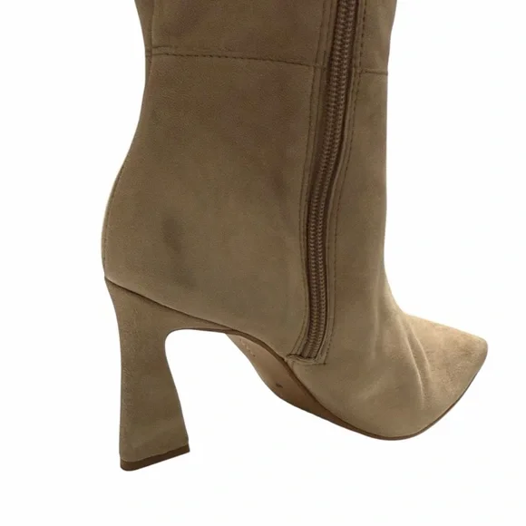 Vince Camuto Tressara Tan Heeled Boots Size 8.5 - Picture 7 of 14